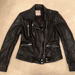Faux Leather Jacket